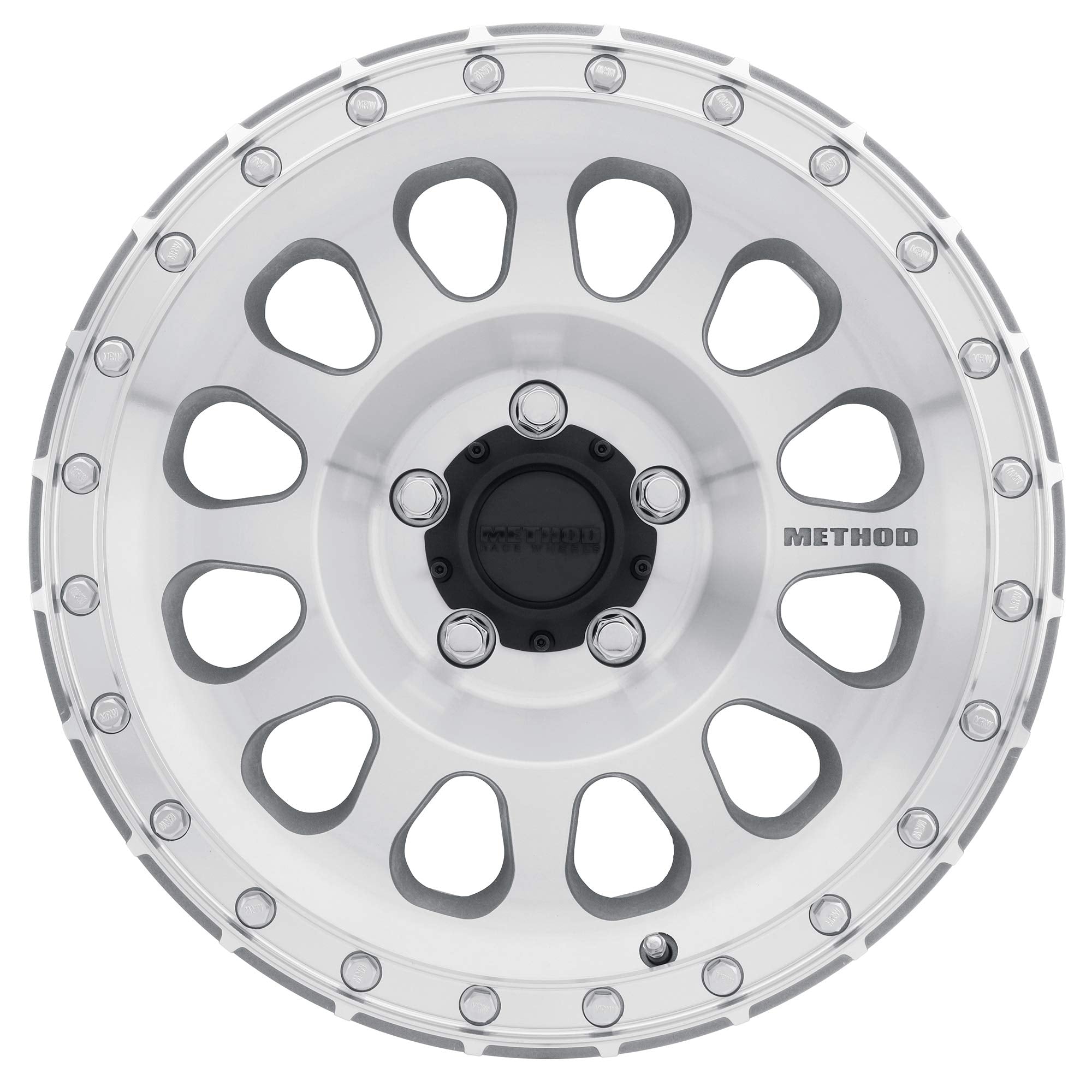 Method Race Wheels 17x8.5" Machined/Clear Coat 5x150", 0mm offset 4.75" Backspace, MR31578558300