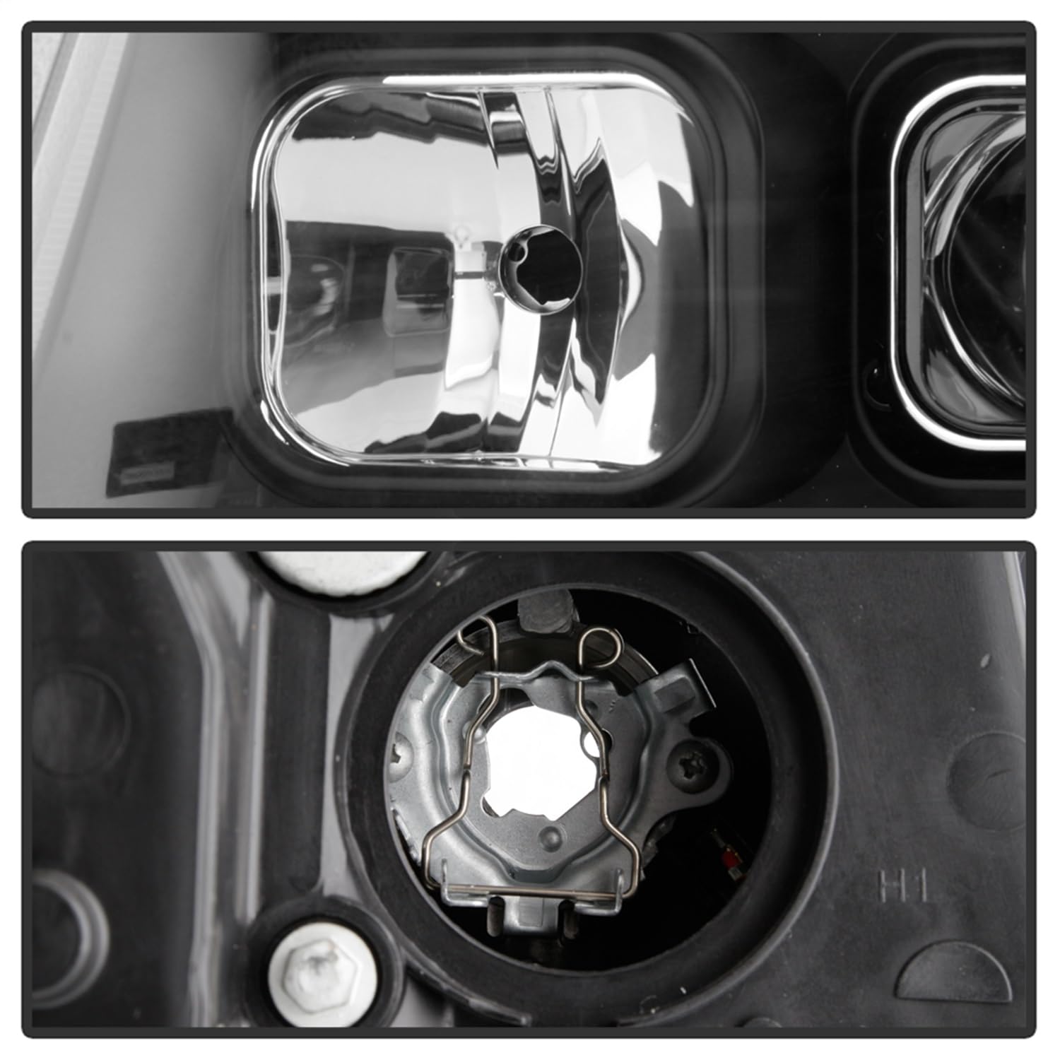 Chevy Suburban Spyder 1500/2500 07-14 Tahoe 07-14 LED Headlights Black PRO-YD-CSUB07V2PL-BK