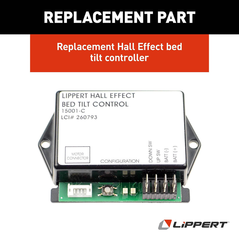 Hall Effect Lippert Replacement RV Bed Tilt Controller Module for 5th Wheel Campers, Travel Trailers, Fits Schwintek Systems, Exact-Match Component - 260793