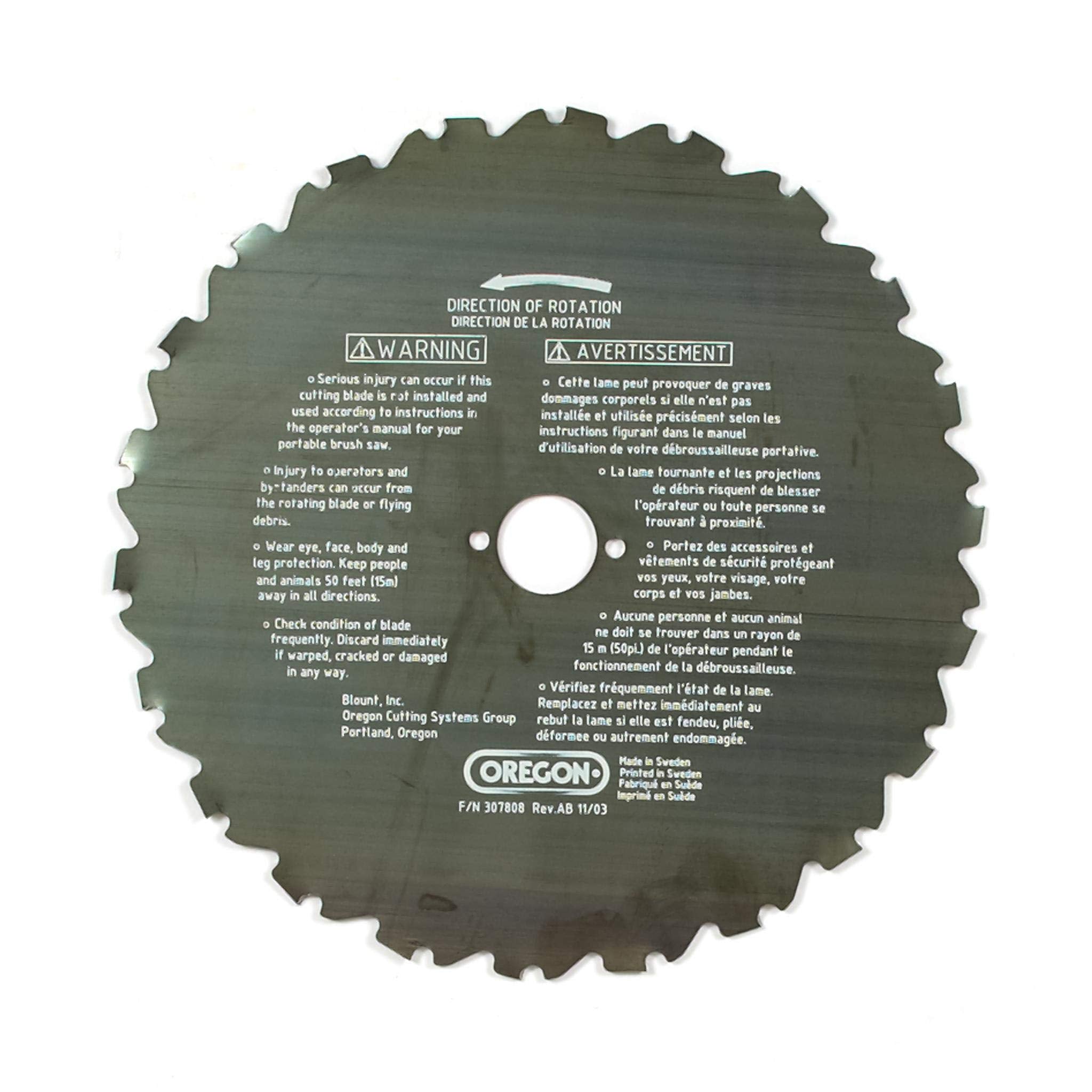 XRT Brush Blade Oregon 41-929 9In 22 Teeth