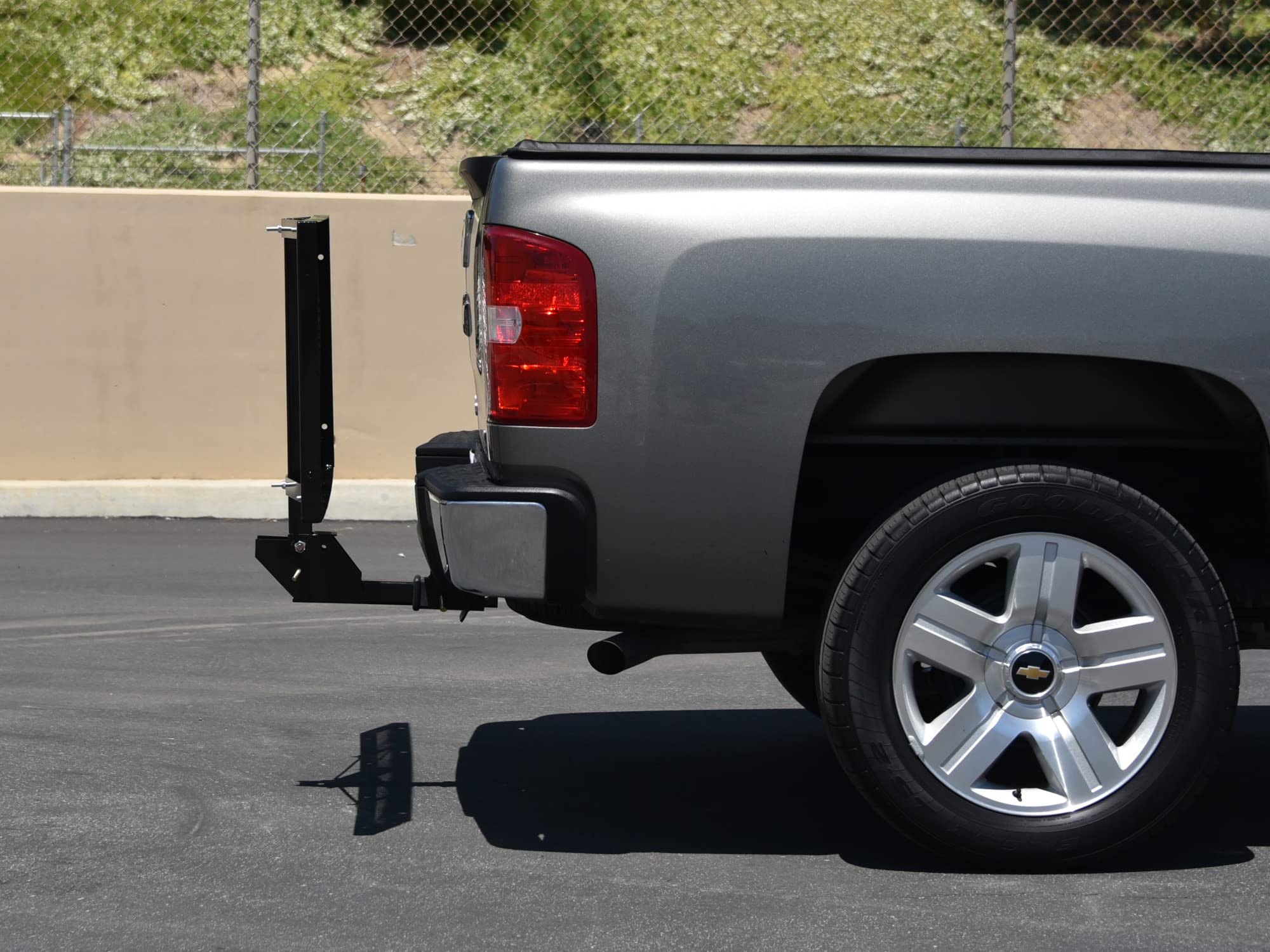 59-Inch ARMORDILLO Universal Foldable Mesh Rear Hitch Cargo Tray Fits 2" Receiver Tube