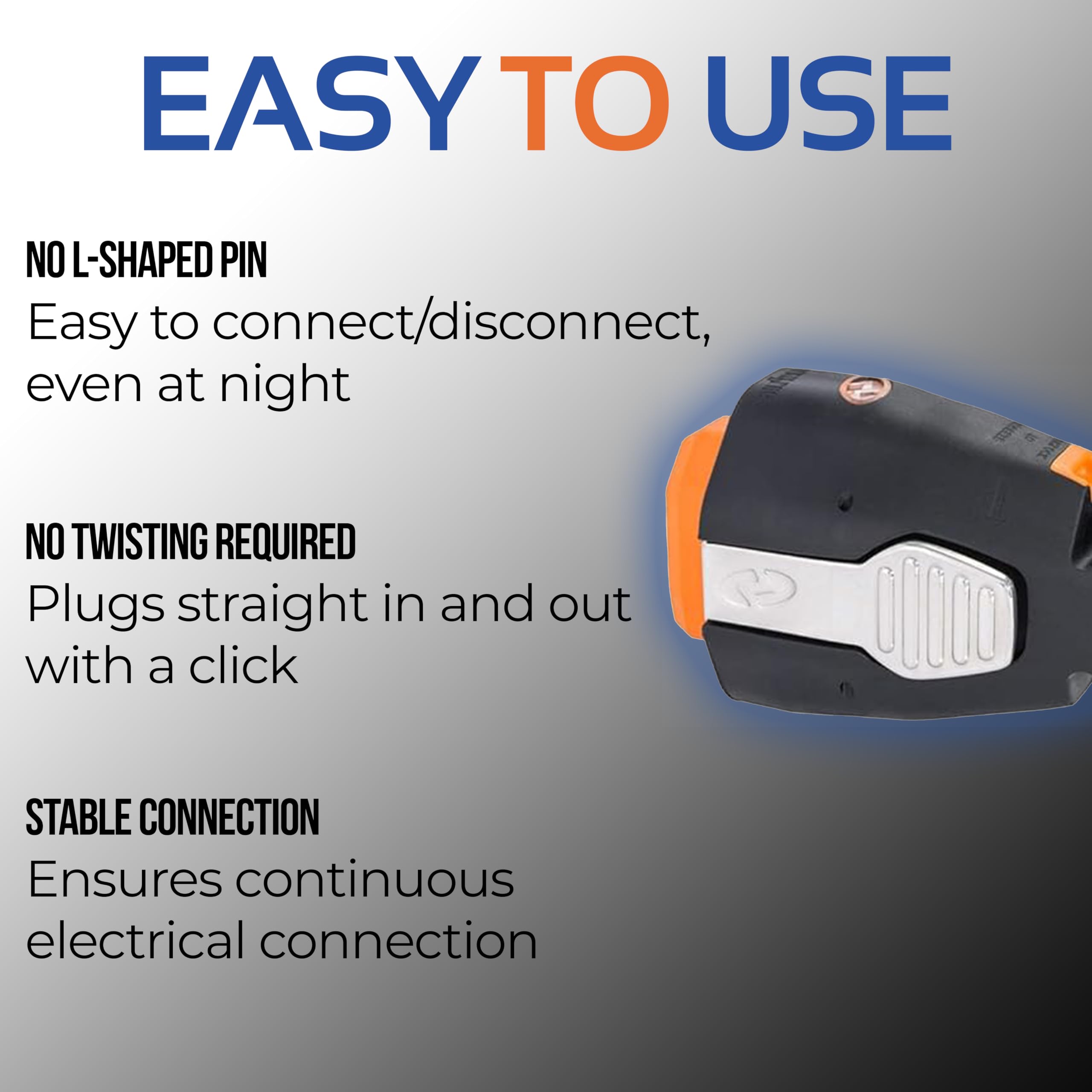 30 Amp SmartPlug R30303 Power Cord – 30' Locking Shore Power Cable, Weatherproof, Reverse Polarity Indicator, Secure Connection, Durable RV Accessories & Camper Essential for Safe Shore Power