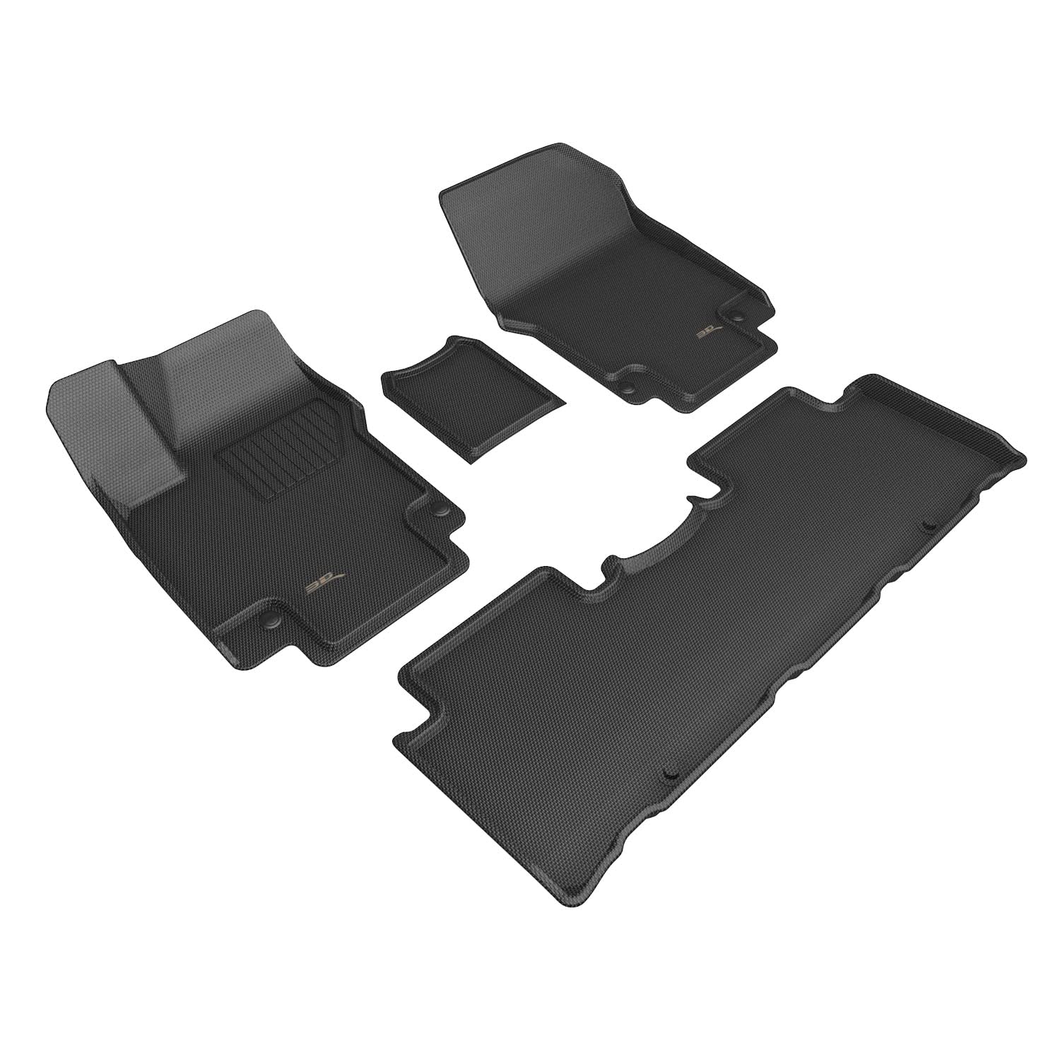 KAGU 3D MAXpider Custom Fit Floor Mat (BLACK) Compatible for HYUNDAI IONIQ 5 2022-2023 - Full Set