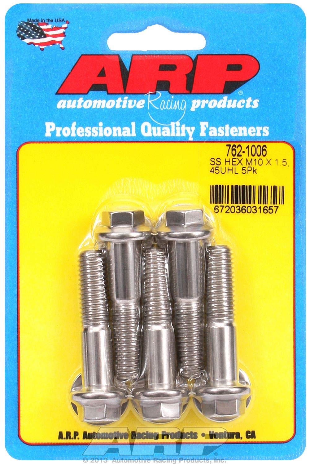 Hex ARP Bolt, Stainless Steel (762-1006)