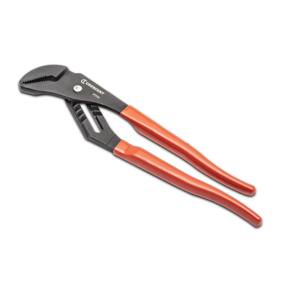 Crescent 16" Dipped Handle Straight Jaw Tongue & Groove Pliers - Adjustable Tool for Home Improvement & Plumbing Tasks - Black Oxide Finish - RT216CVN-06