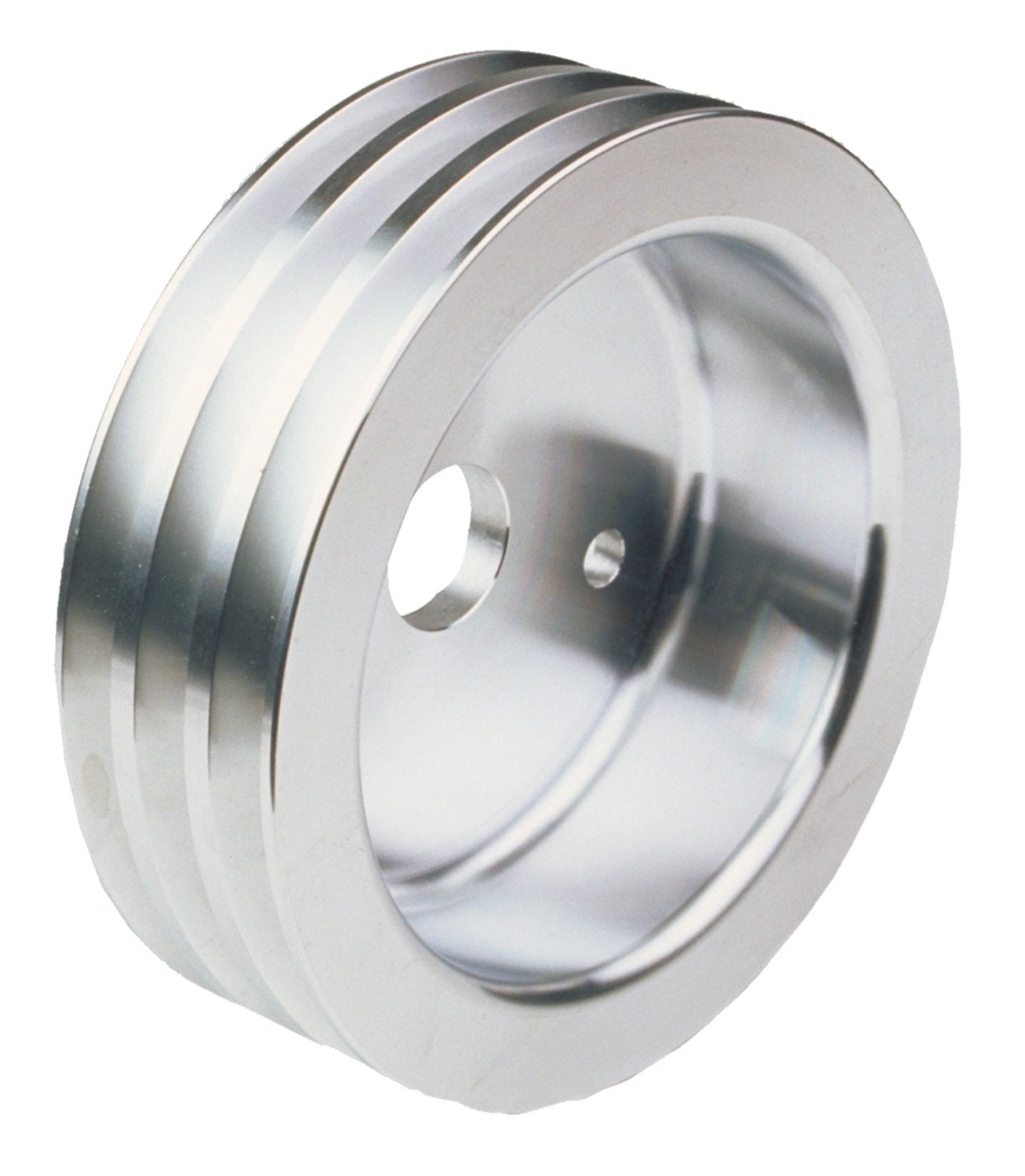 Polished Aluminum Crankshaft Pulley Trans-Dapt 8895