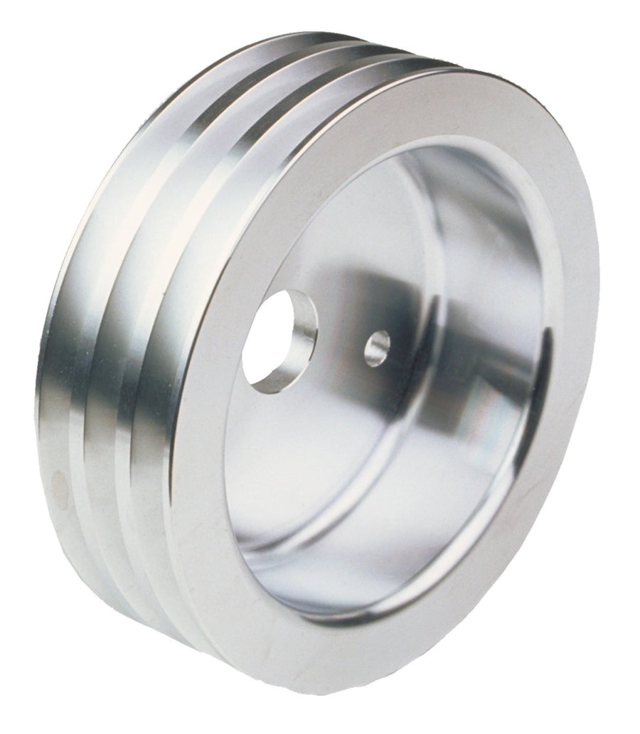 Polished Aluminum Crankshaft Pulley Trans-Dapt 8895
