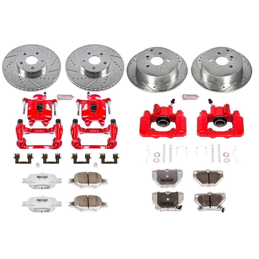 Power Stop Z26 KC2314A-26 Brake Kit Front & Rear For Toyota Celica 2003-2005 [Model Specific]