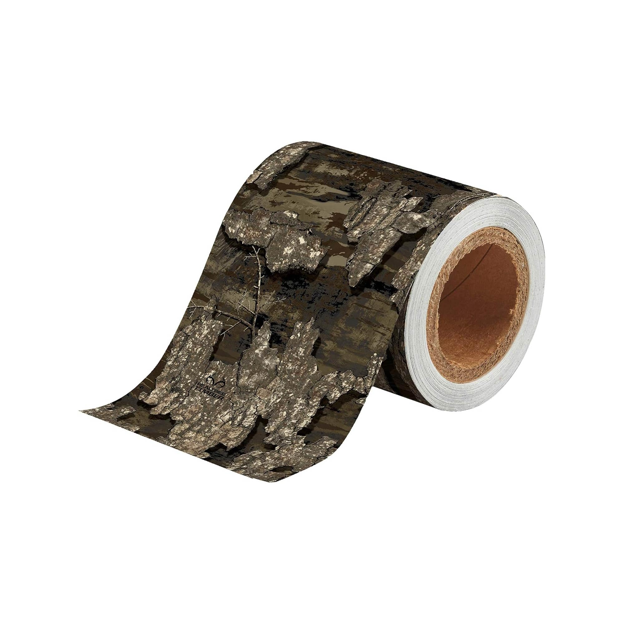 Hunters Specialties No-Mar Tape Gun & Bow Non-Reflective Waterproof Vinyl Camouflage Roll for Covering Guns, Bows, Cameras, Hunting Accessories, 2 in x 10 ft - Timber