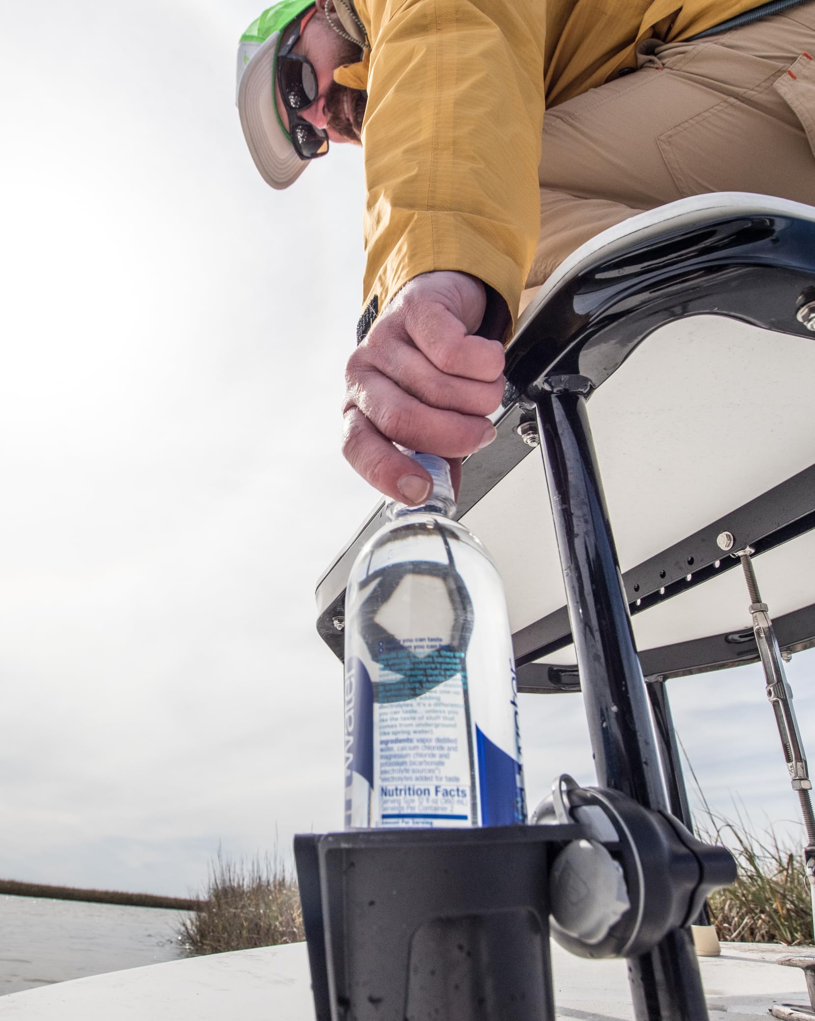 RAILBLAZA DrinkHold – Cup Holder for Kayak & Boat Secure Bases, fits Tumblers, Cans, Bottles, and More