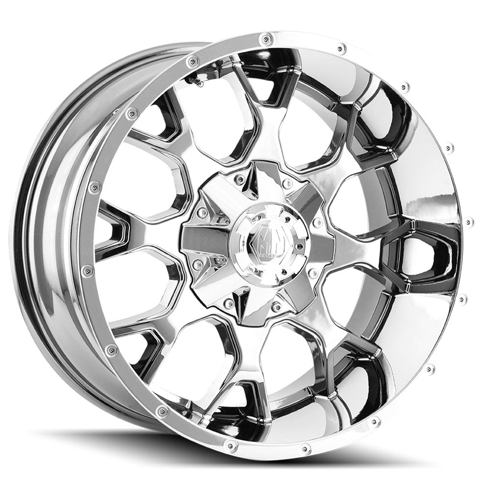 20X9 MAYHEM Warrior (8015) Chrome 8-180 18MM 124.1MM Wheel