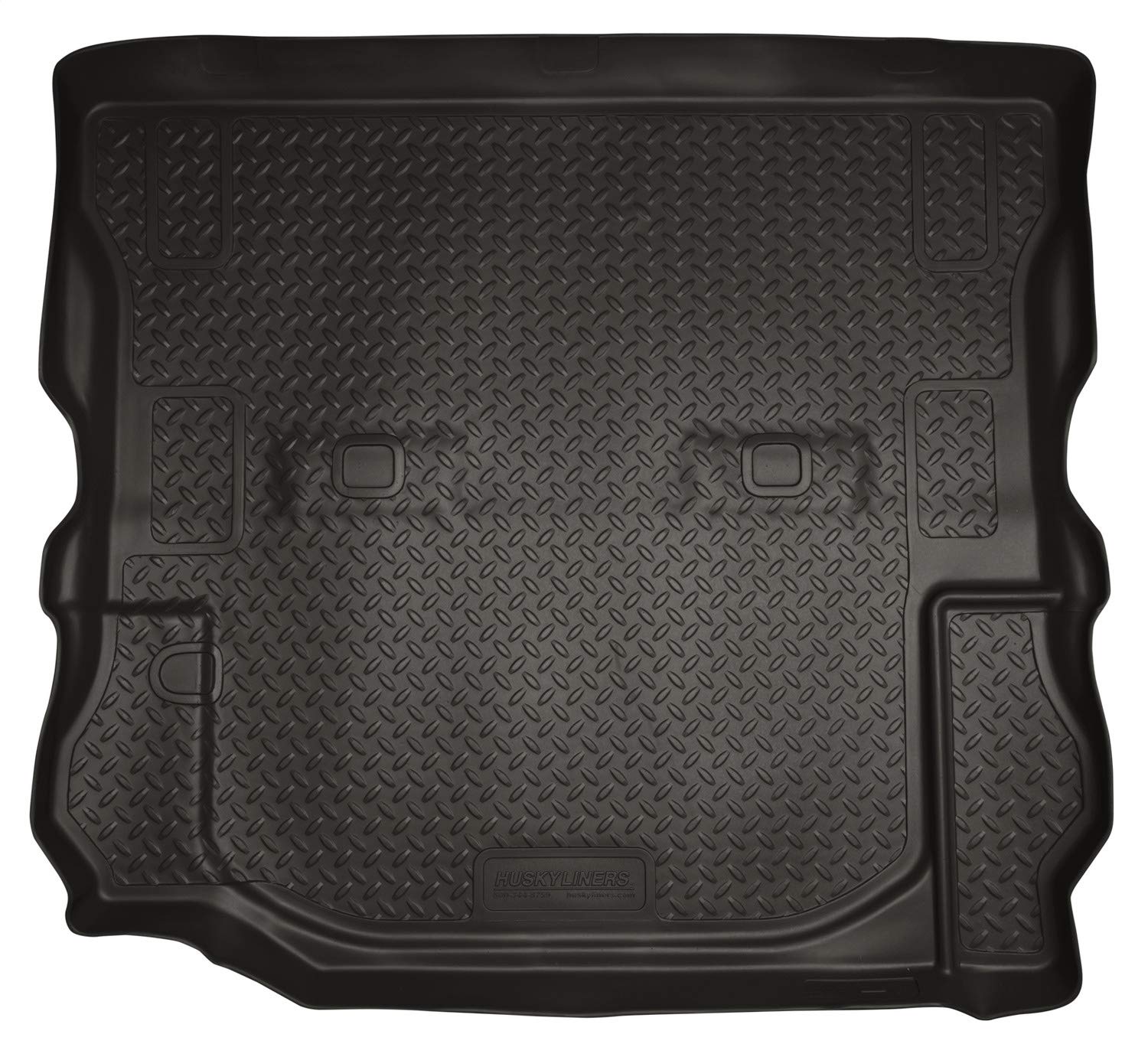 Husky Liners Series Classic Style | Fits 2011-2017 Jeep Wrangler 2 Door, 2018 Jeep Wrangler JK 2 Door | Cargo Liner, Black | 20541