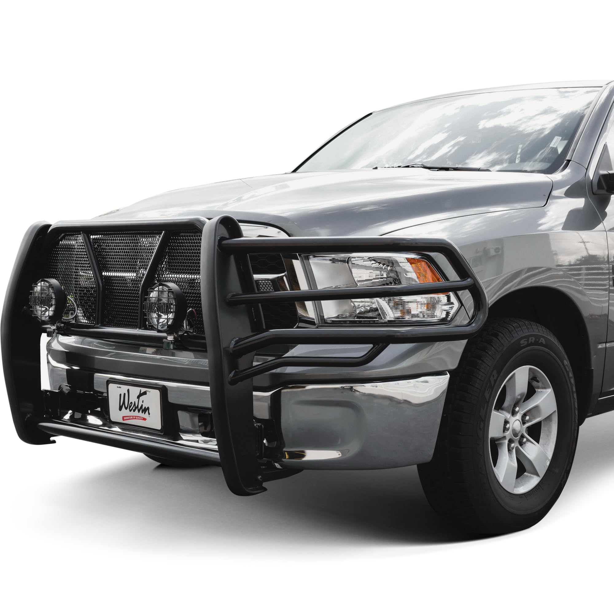57-3555 Westin HDX 1-Piece Grille Guard fits 2010-2018 Ram 2500 3500