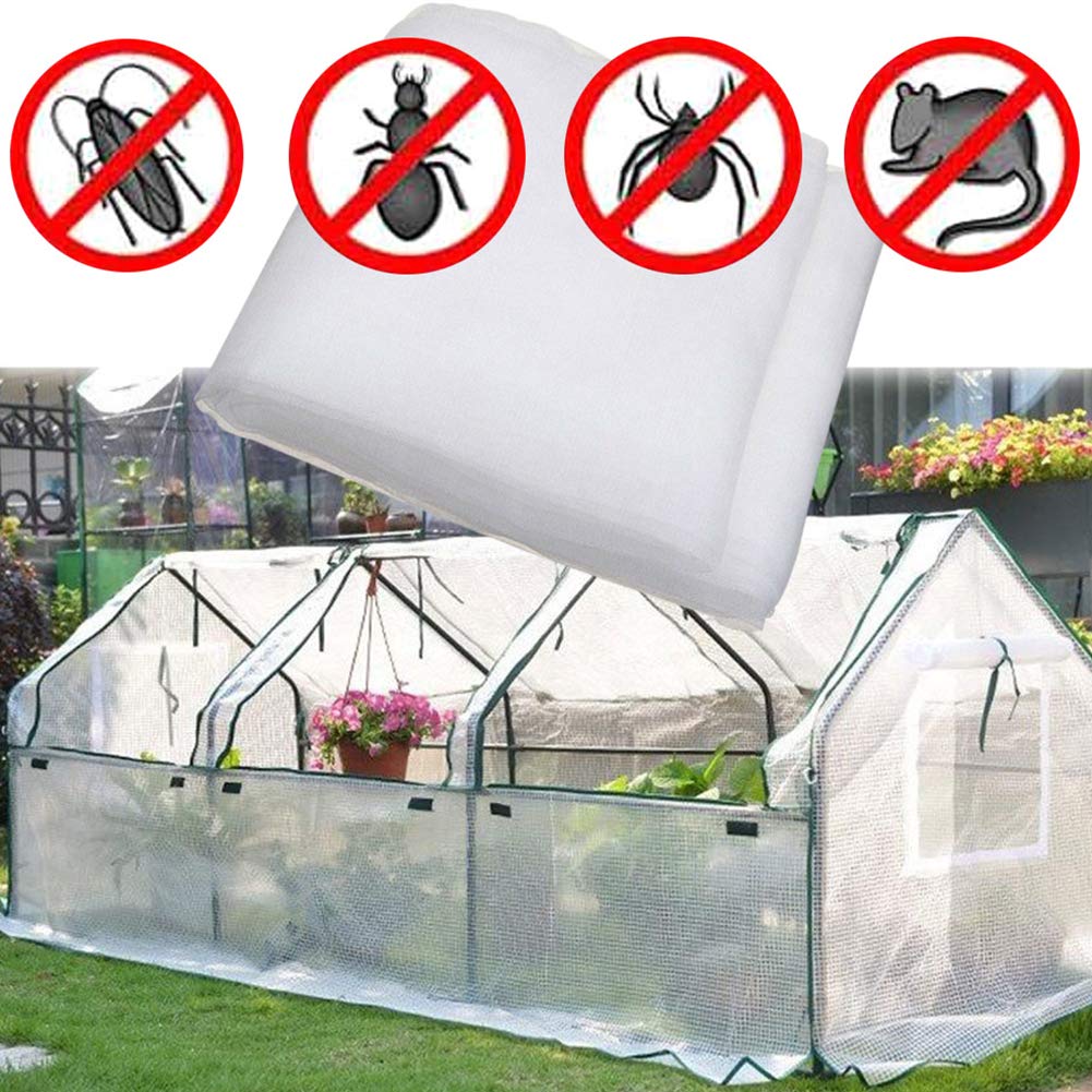 Insect Control ompait net,Bug Insect Garden Barrier Netting Plant Cover,Thicken Mosquito Bird Screen Garden Mesh Net for Protect Plant Fruits Flower
