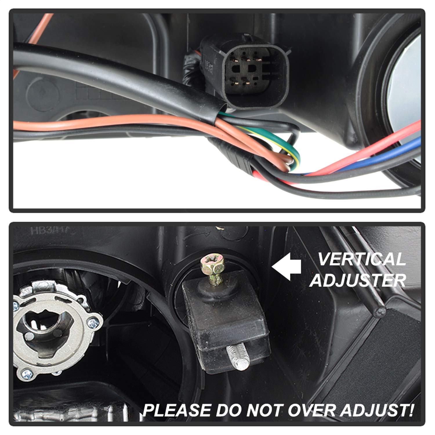 Projector Headlight Xtune PRO-JH-CCO04-LBDRL-BK, 1 Pack