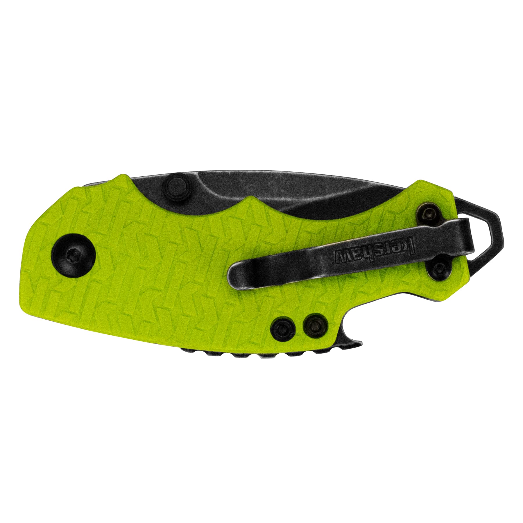 Kershaw Folding Shuffle Pocket Knife, Lime Green, 2.4 Inch Stainless Steel Drop Point Blade, EDC Utility, with Flathead Screwdriver, Manual Opening, Everyday Carry Pocket Knife for Men and Women