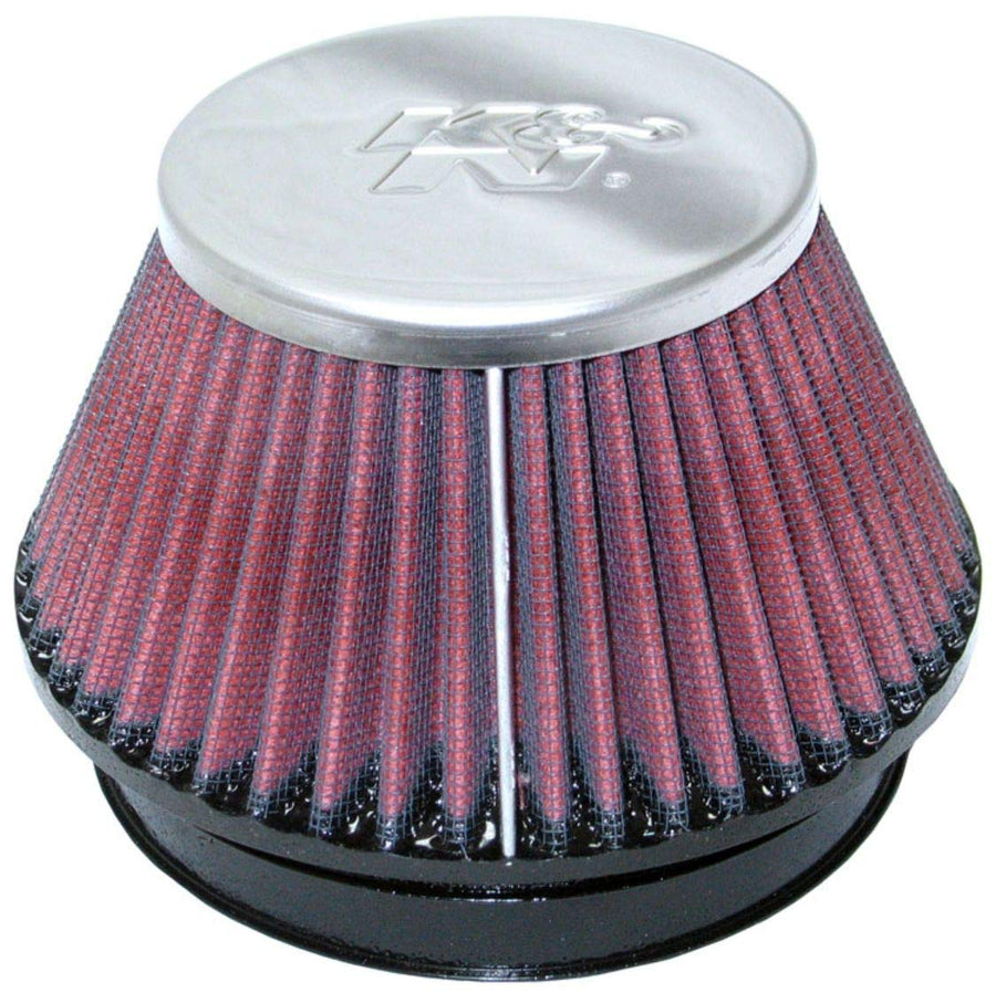 K&N Clamp-On Universal Filter: High Performance, Premium, Washable, Replacement Filter: Flange Diameter: 4.375 In, Filter Height: 2.75 In, Flange Length: 0.875 In, Shape: Round Tapered, RC-9460
