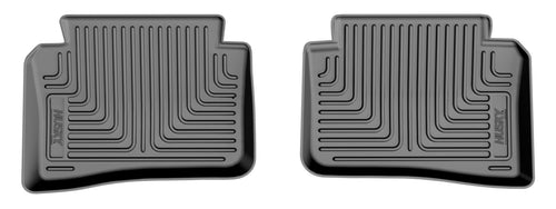 Weatherbeater Husky Liners Floor Mats | Fits 2022-2025 Mercedes-Benz C300 | 2nd Row, 1-pc Black - 16081