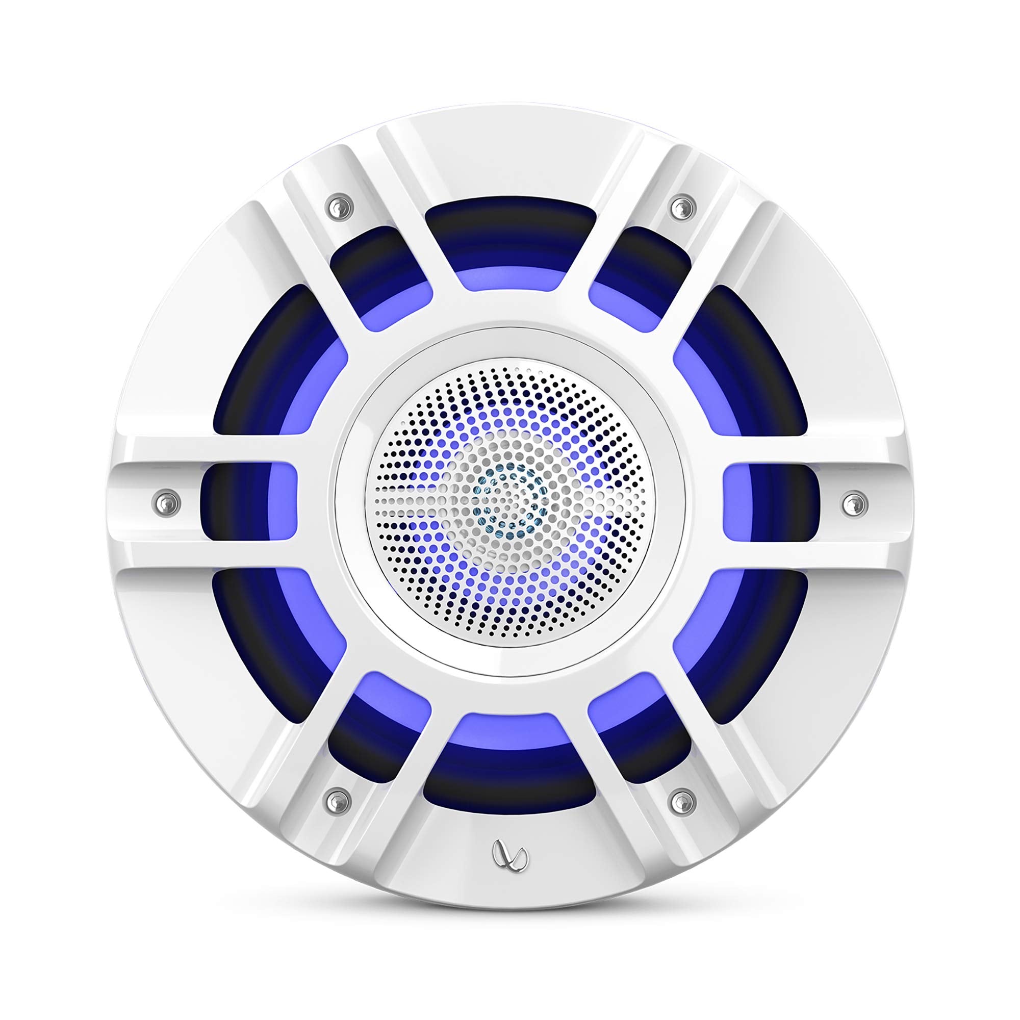 Kappa Marine Infinity KAPPA8130M White 8" Premium 3-Way RGB LED Convertible Speakers