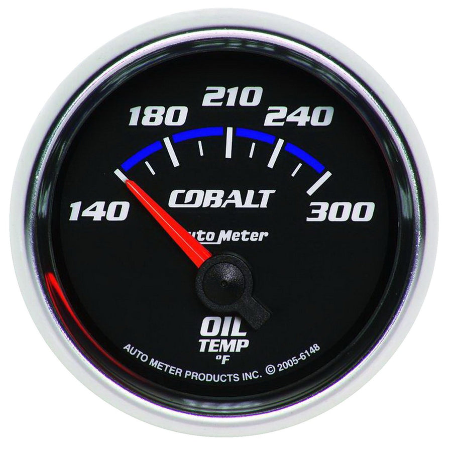 Cobalt Auto Meter 6148 Short Sweep Electric Oil Temperature Gauge