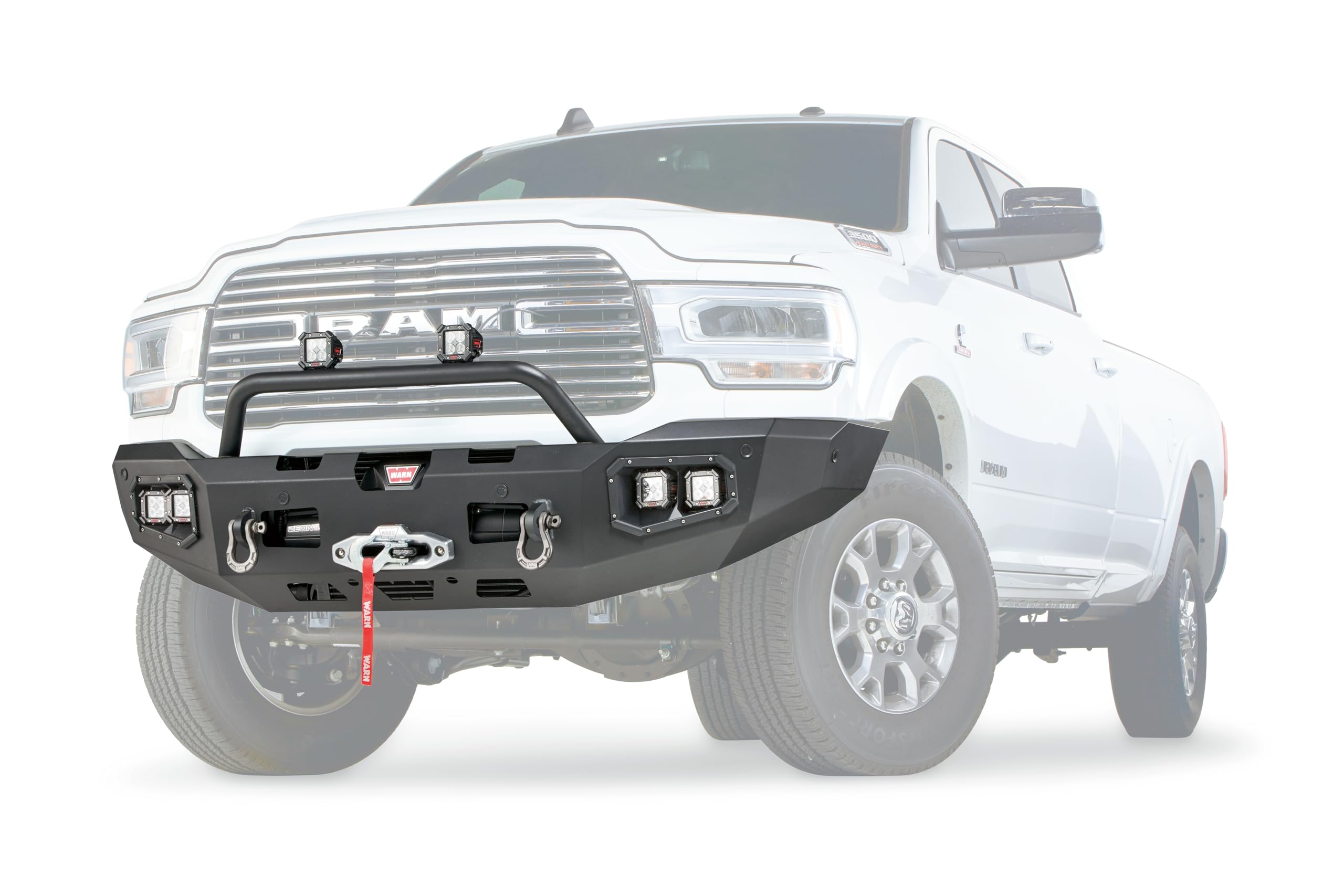 Ascent WARN 104256 Front Bumper, Fits: Dodge Ram HD 2500/3500 Trucks (2019-2021) New Body Style