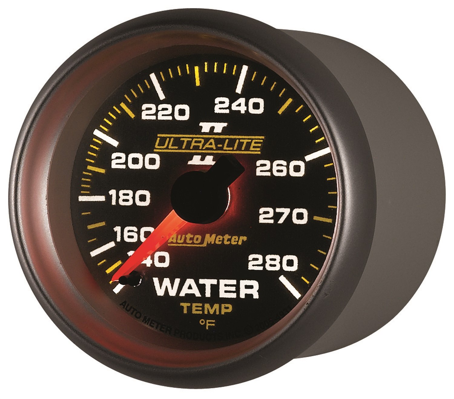 Auto Meter Ultra-Lite II 2-1/16" 140-280 Degree F Mechanical Water Temperature Gauge 4931
