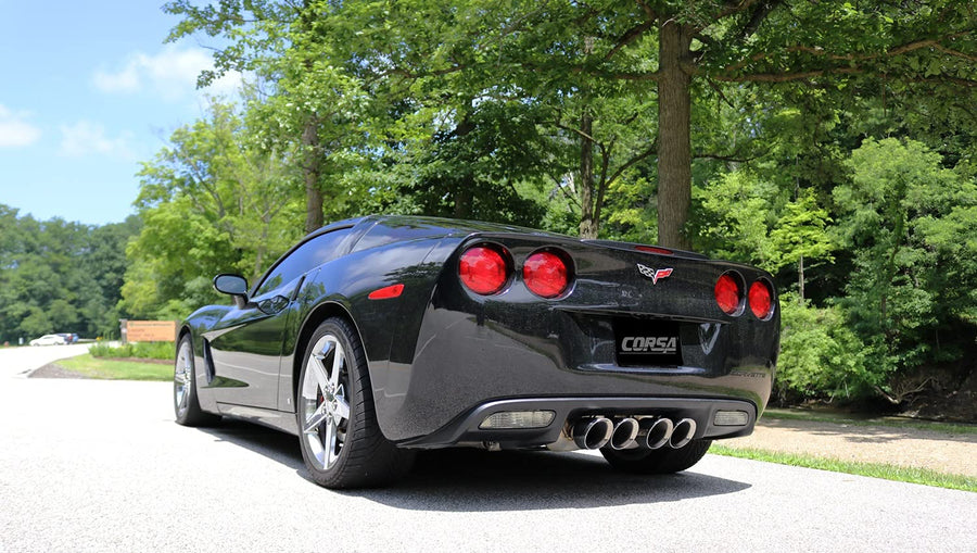 Axle-Back Corsa Exhaust (Chevrolet Corvette C6 2005-2008), 1 Pack