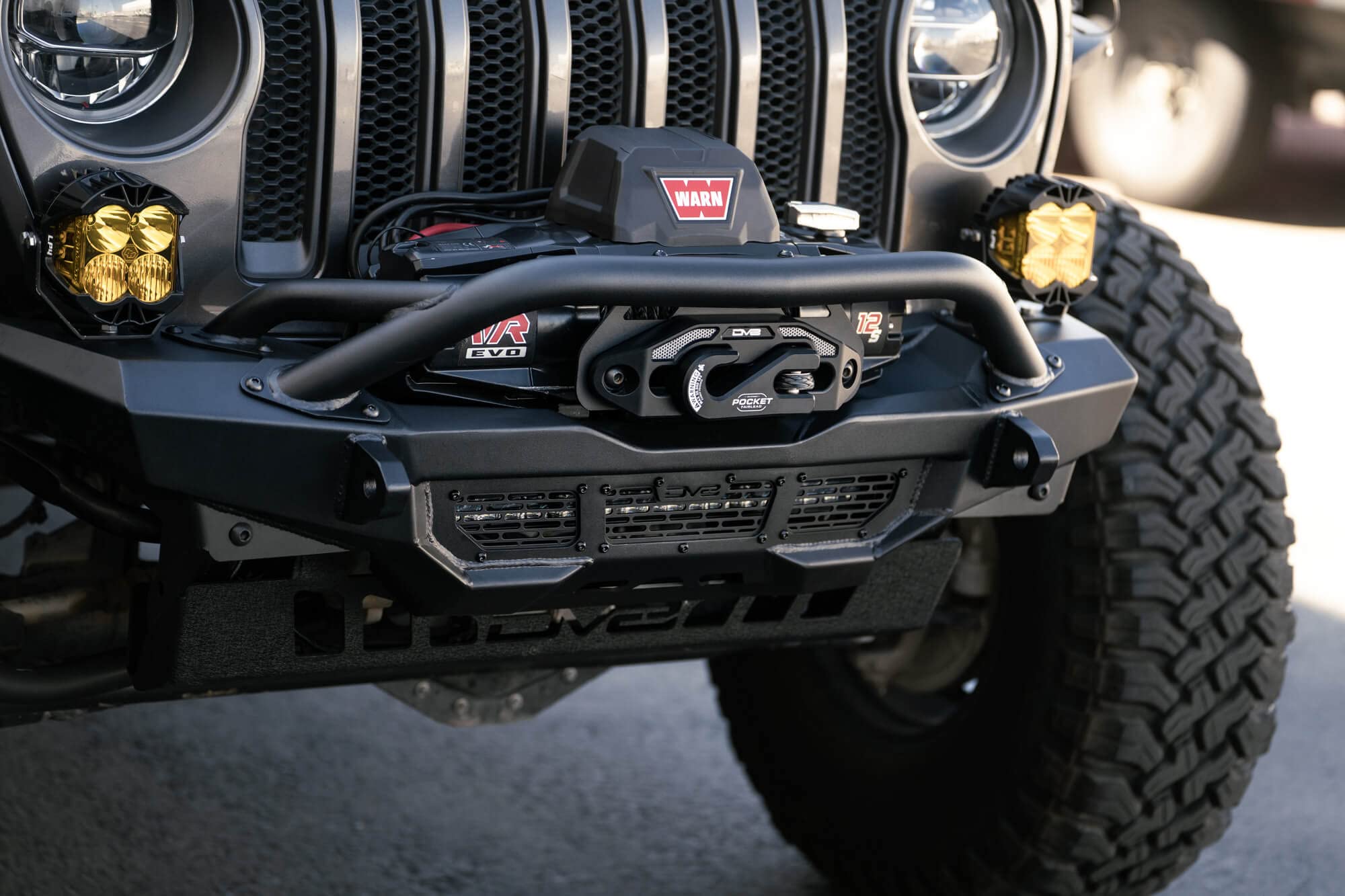 Pocket Fairlead DV8 Offroad for Aftermarket Winch | for Synthetic Rope Only | 20,000 lb Working Load Limit | Fits Most Aftermarket Winches | Includes Hook & Stainless Steel Pin