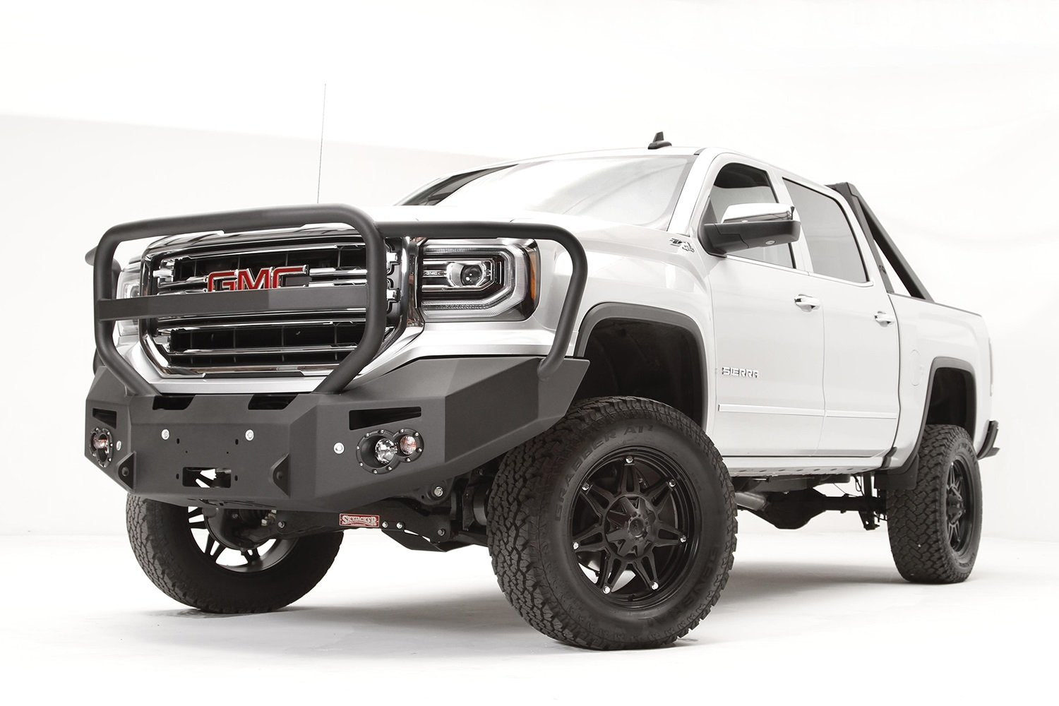 Fab Fours Premium Winch Front Bumper GS16-F3950-B Uncoated/Paintable w/Full Guard w/Sensors [AWSL]