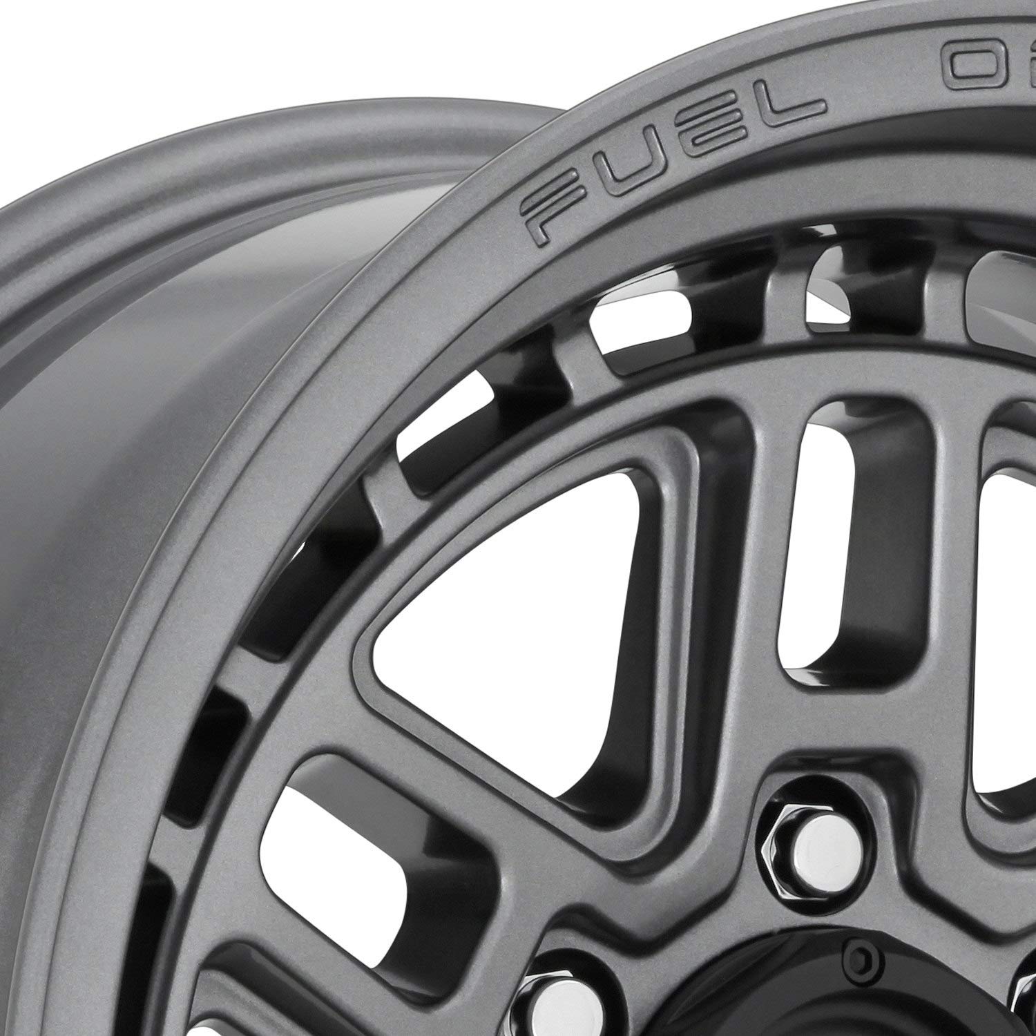 D668 Fuel Offroad NITRO Gun Metal Wheel (20 x 9. inches /6 x 135 mm, 20 mm Offset)
