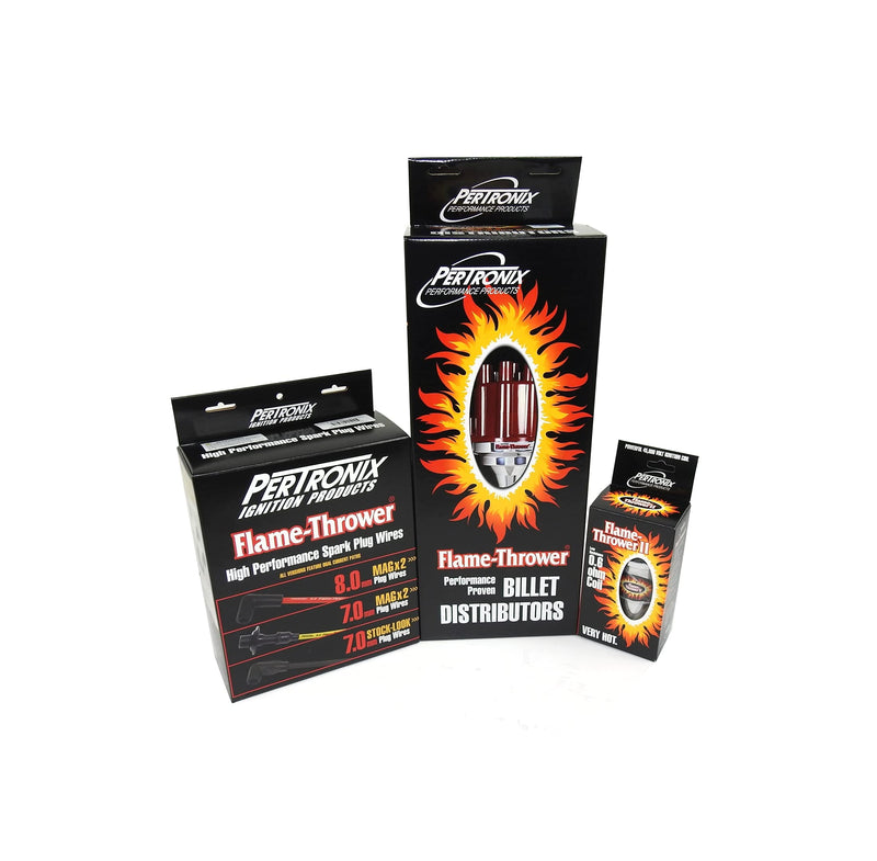 Bundle008 Pertronix Ignition Kit (Includes Ford 351WPlay Distributor Black Female Cap), 1 Pack