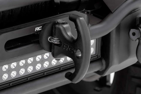 Multi-Function Winch Cleat Rough Country w/Rubber Isolator | Black - RS175B