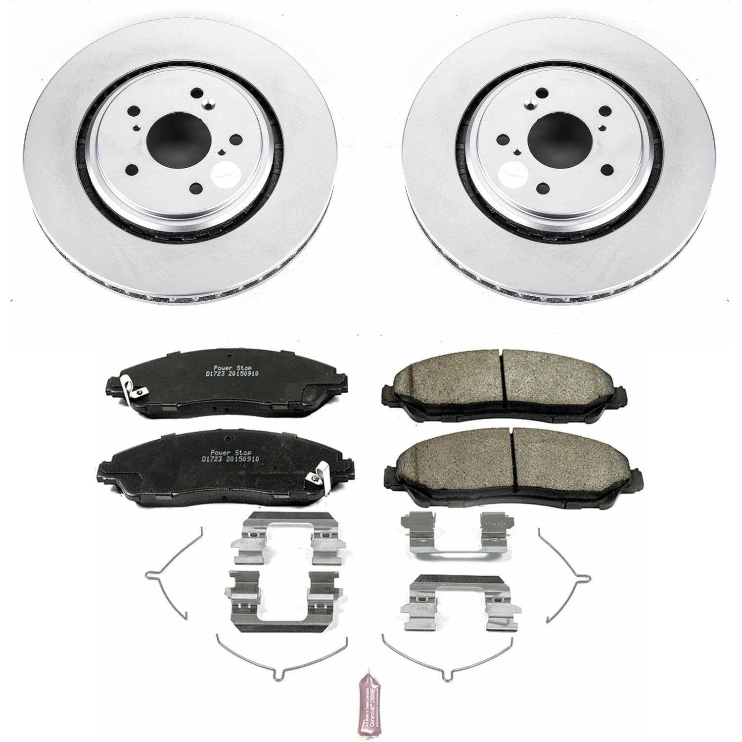 Power Stop Front CRK6957 Z17 Evolution Geomet Coated Brake Kit For Acura MDX 2014-2016 [Model Specific]