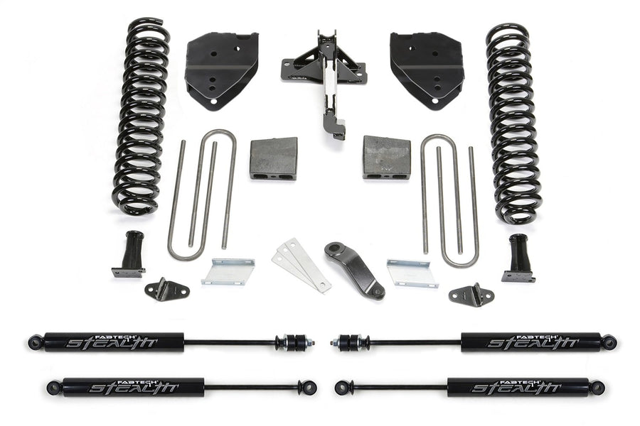 Fabtech K2255M Lift System Basic w/Shocks w/Stealth Monotube Shocks 6 in. Lift System w/Shocks