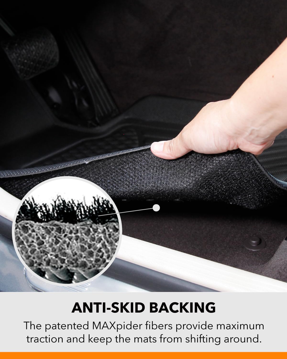 MAXpider 3D Custom Fit Maxtrac Floor Mat (Black) Compatible with BMW X5 (G05) 5-seat 2019-2026 - Full Set
