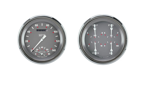 Classic Instruments Sg-Ser CT47SG62-LS Direct Fit Gauge Package LS Swap Speedometer with Built in Tach and Quad Gauge Fits 1947-1953 Chevy Truck