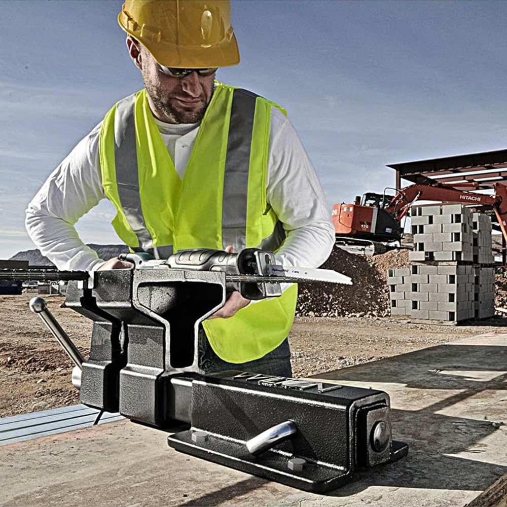 Wilton All-Terrain ATV Vise, 6" Jaw Width, 5-3/4" Max Jaw Opening, 5" Throat, 10" Riser (10900)