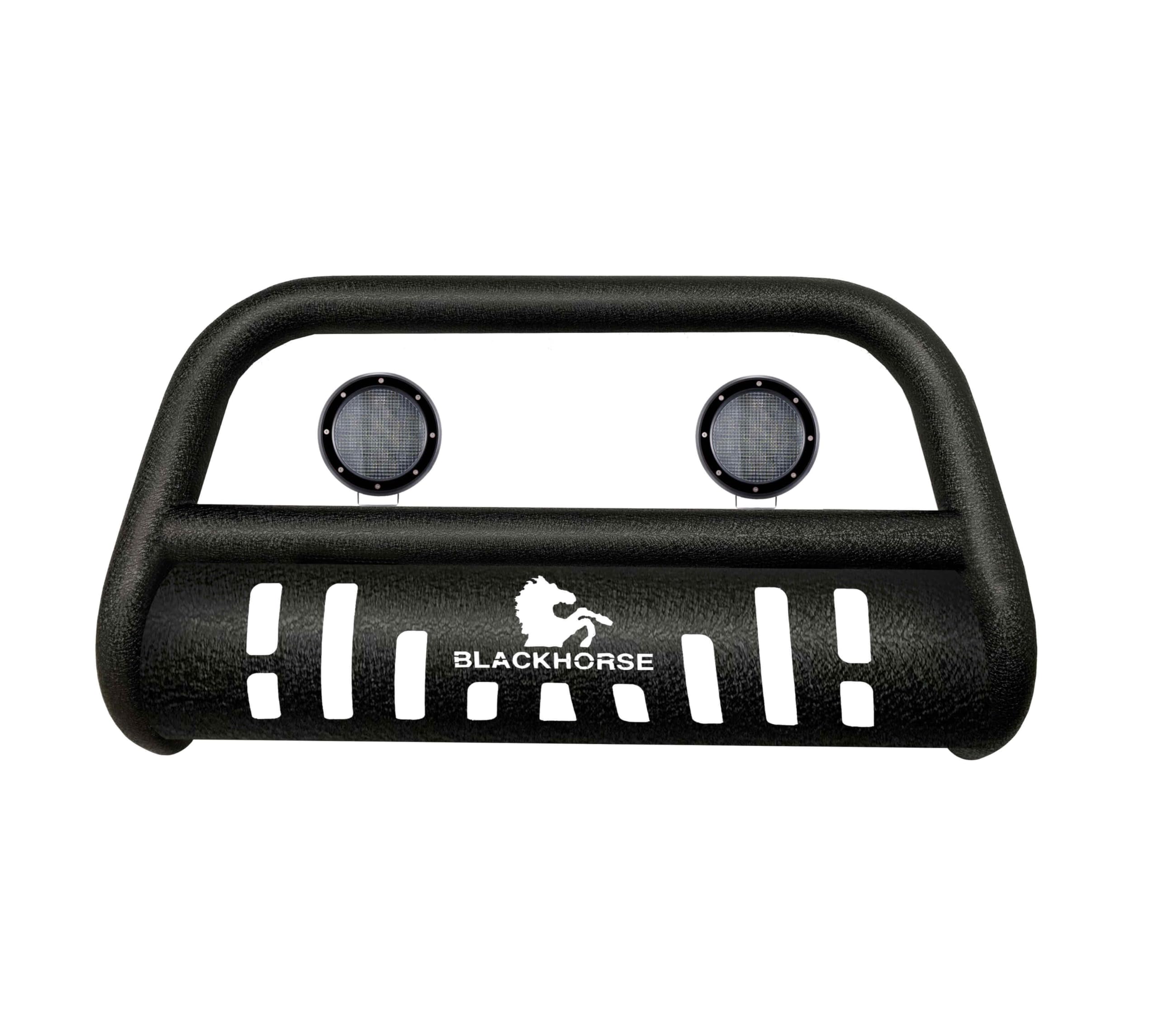 Bull Bar-T Kit Black Horse Textured Black Compatible with 2022-2024 Hyundai Tucson-CBT-B712SP-PLFB