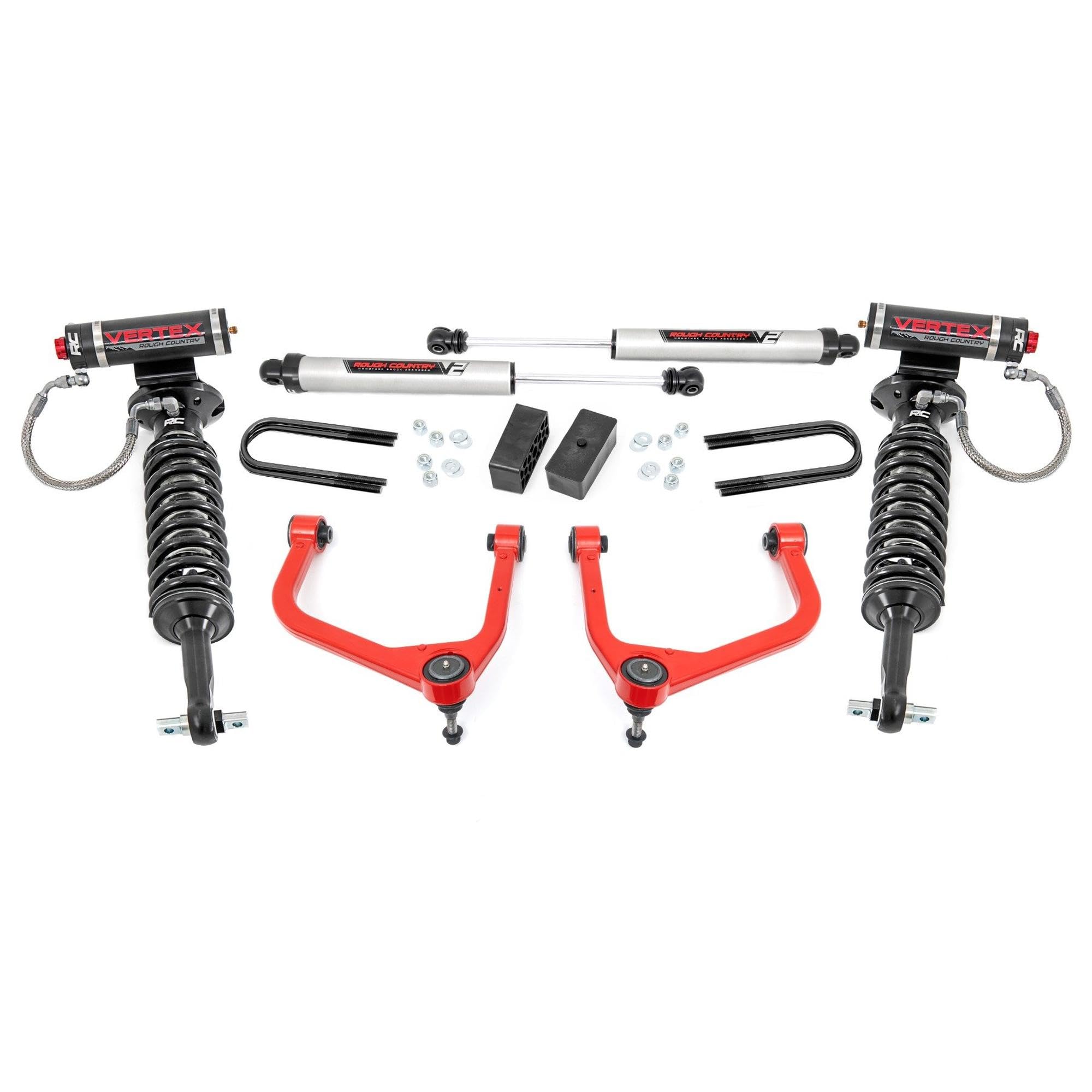 3.5" Rough Country Vertex/V2 Lift Kit for 2019-2024 GMC Sierra 1500-28857RED