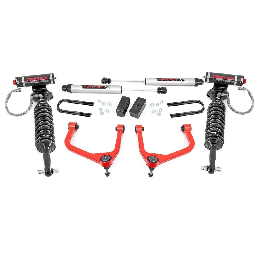 3.5" Rough Country Vertex/V2 Lift Kit for 2019-2024 GMC Sierra 1500-28857RED