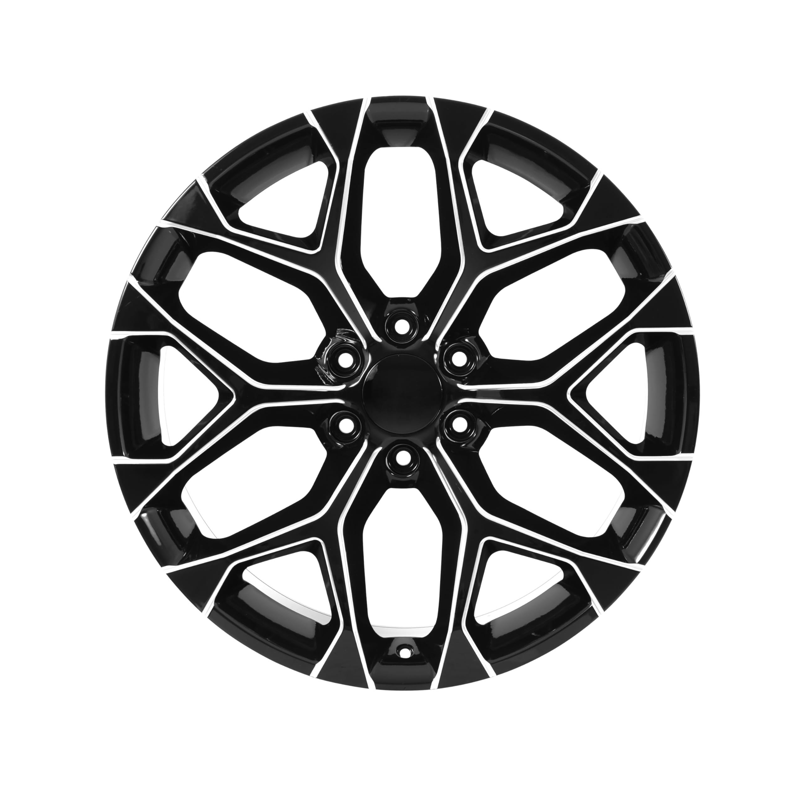 582 Series REV Wheels 582M-2298324 - 22x9-5.94 bs - 6x5.5/6x139.7 -Black/Machined Lip
