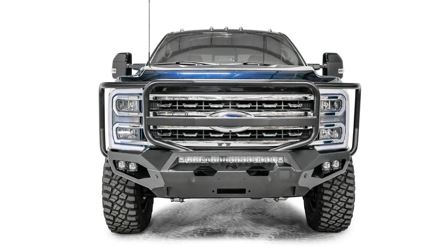 Fab Fours Matrix Front Bumper FS23-X5950-1 fits 23-23 Ford F-350 Super Duty - w/Full Grill Guard