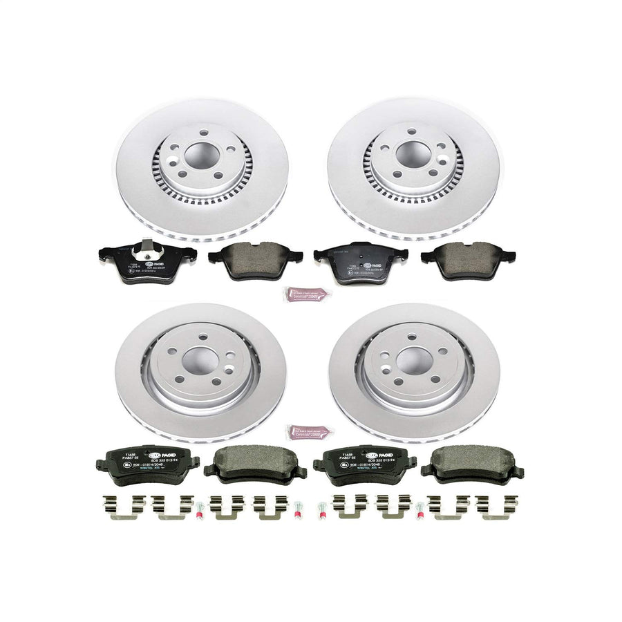 Euro-Stop Brake Kit Power Stop ESK5614 For Volvo S60 2011-2014, Volvo S80 2007-2014 [Model Specific]