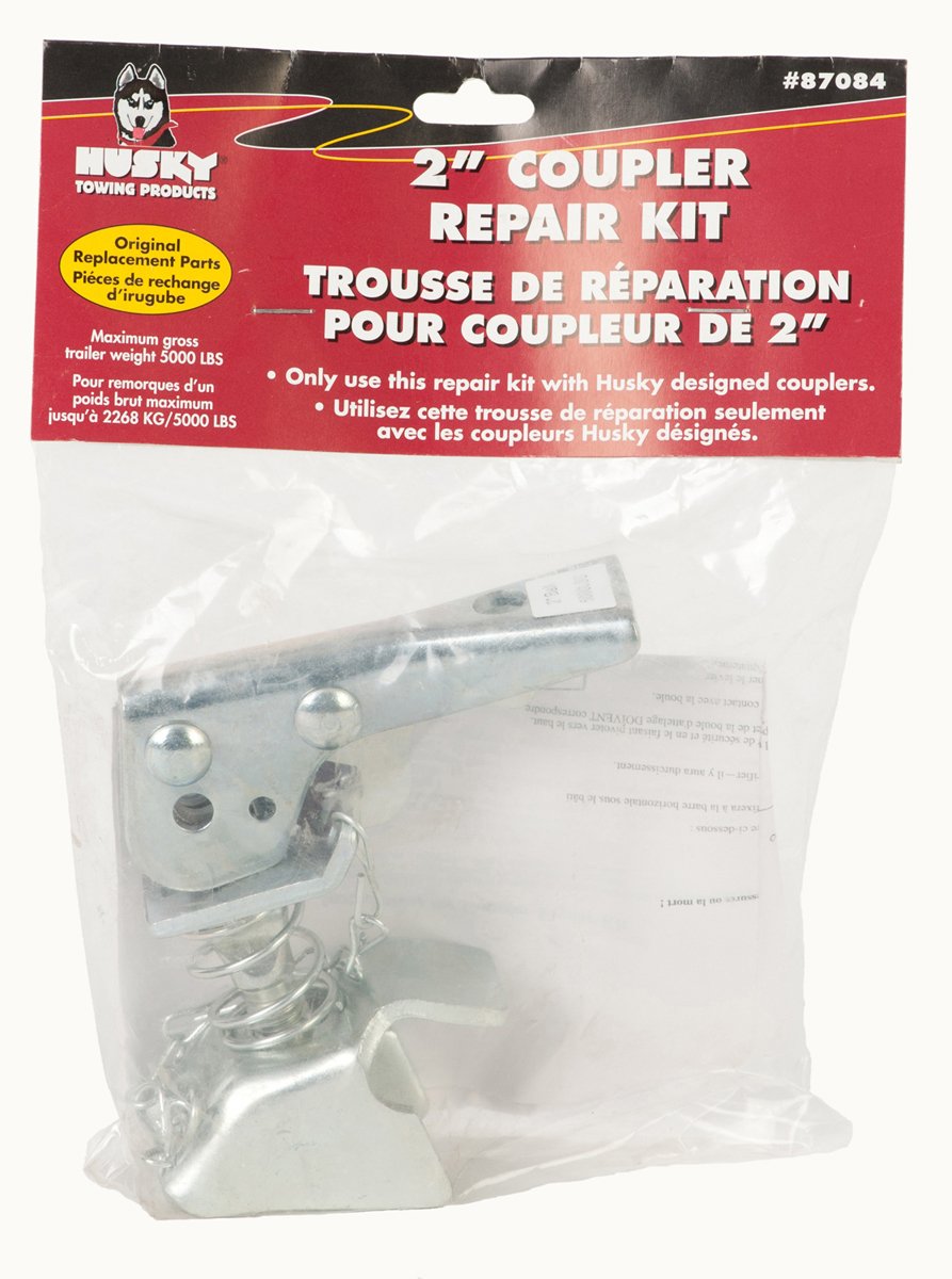 Trailer Coupler Repair Kit Husky Towing 87084, for Use with 2 Inch Couplers Rated at 6000 Pounds