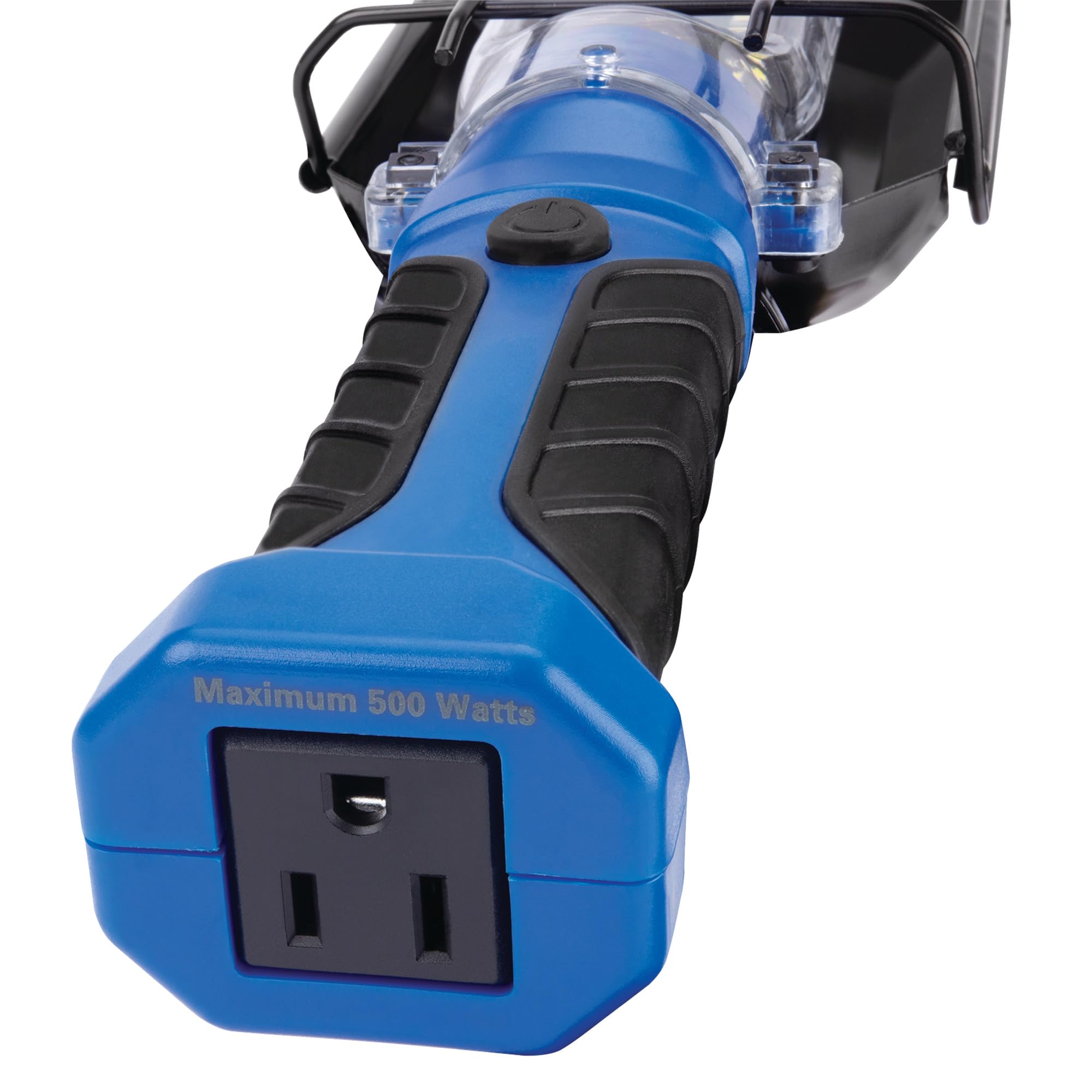 W2237 Performance Tool 25' 18GA 1,000 lumen 120V LED Drop Light with Extra Built in 120V Outlet, 1 Pack