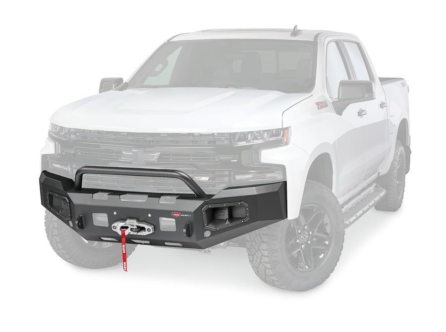 Ascent WARN 105785 Front Bumper, Fits: Chevrolet Silverado 1500 Trucks (2019-2021)