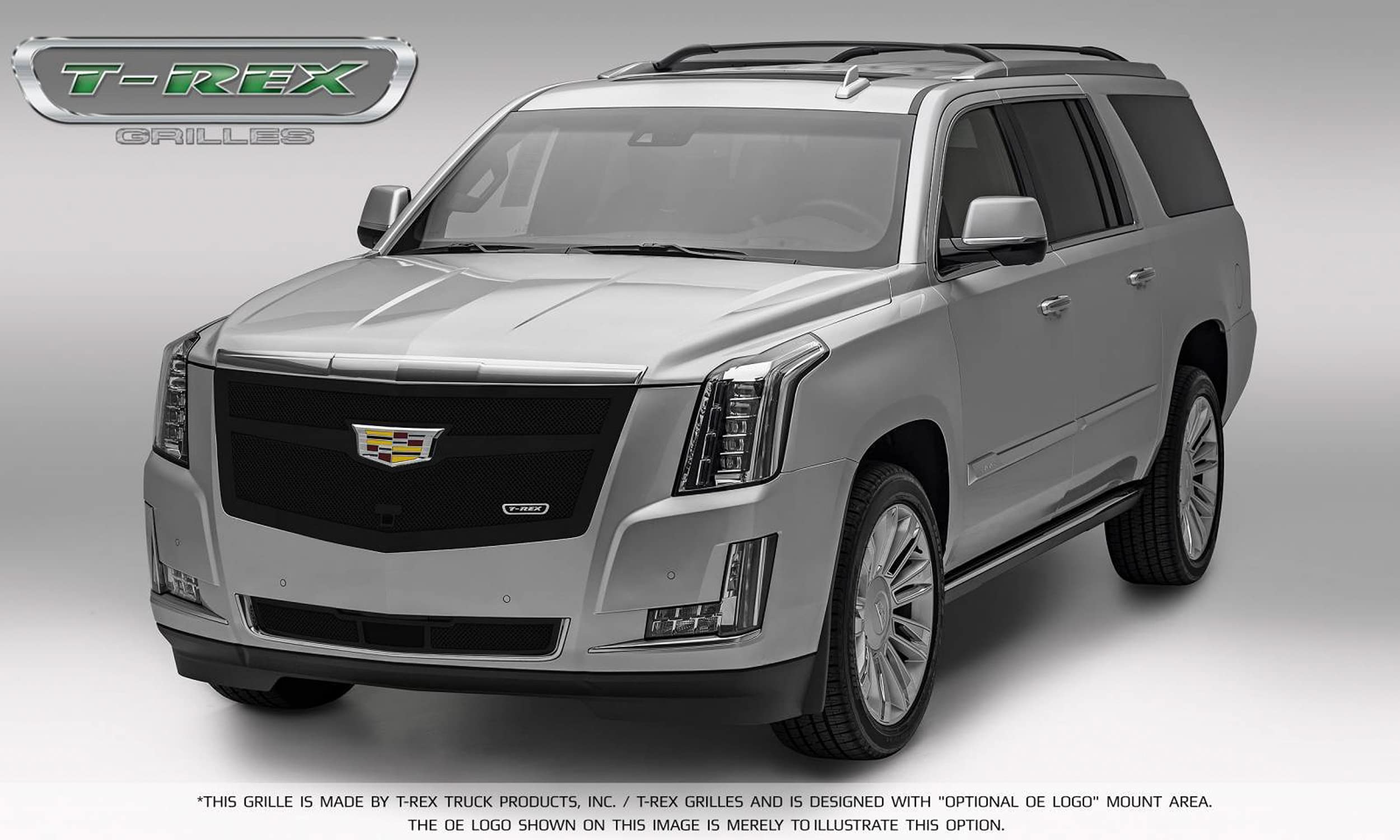 2015 Escalade T-Rex Grilles Upper Class Series Main Grille, Black, 1 Pc, Replacement - PN #51183