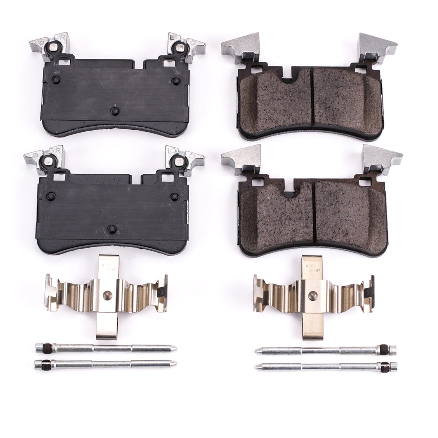 Power Stop Z17 17-1373 Rear Ceramic Brake Pads with Hardware For Mercedes C63 AMG, Mercedes CLS63 AMG, Mercedes E63 AMG, Mercedes SL55 AMG, Mercedes SL63 AMG, Mercedes SL65 AMG [Model Specific]
