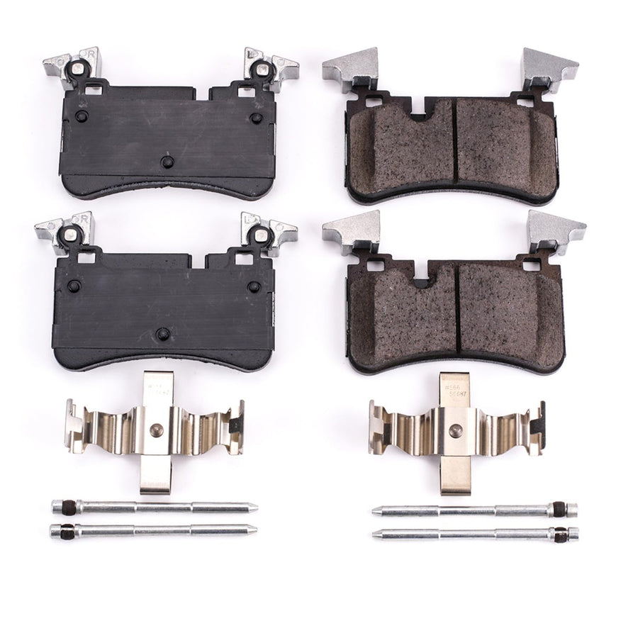 Power Stop Z17 17-1373 Rear Ceramic Brake Pads with Hardware For Mercedes C63 AMG, Mercedes CLS63 AMG, Mercedes E63 AMG, Mercedes SL55 AMG, Mercedes SL63 AMG, Mercedes SL65 AMG [Model Specific]