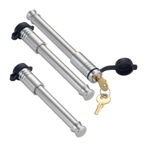 Security InfiniteRule 61660 | 3 Pack Mixed 3.0, Keyed Alike, Hitch Locks for B&W 2" & 2.5" Tow and Stow 10K LB & 18K LB - Includes Lock for 3.0" Receiver